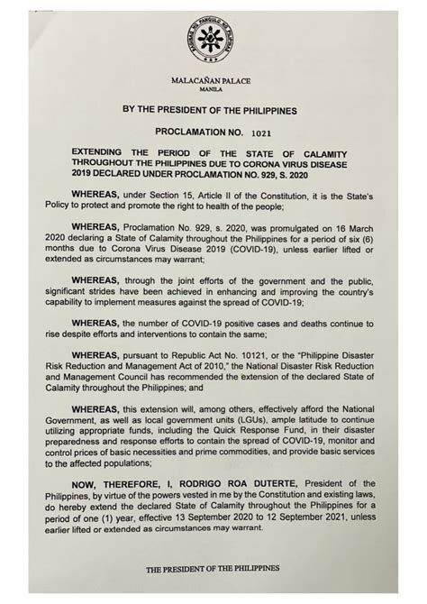 ordinance no. 730 s-2019|Proclamation No. 730, s. 2019 .